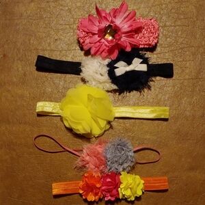 Set of 4 infant/toddler headbandd